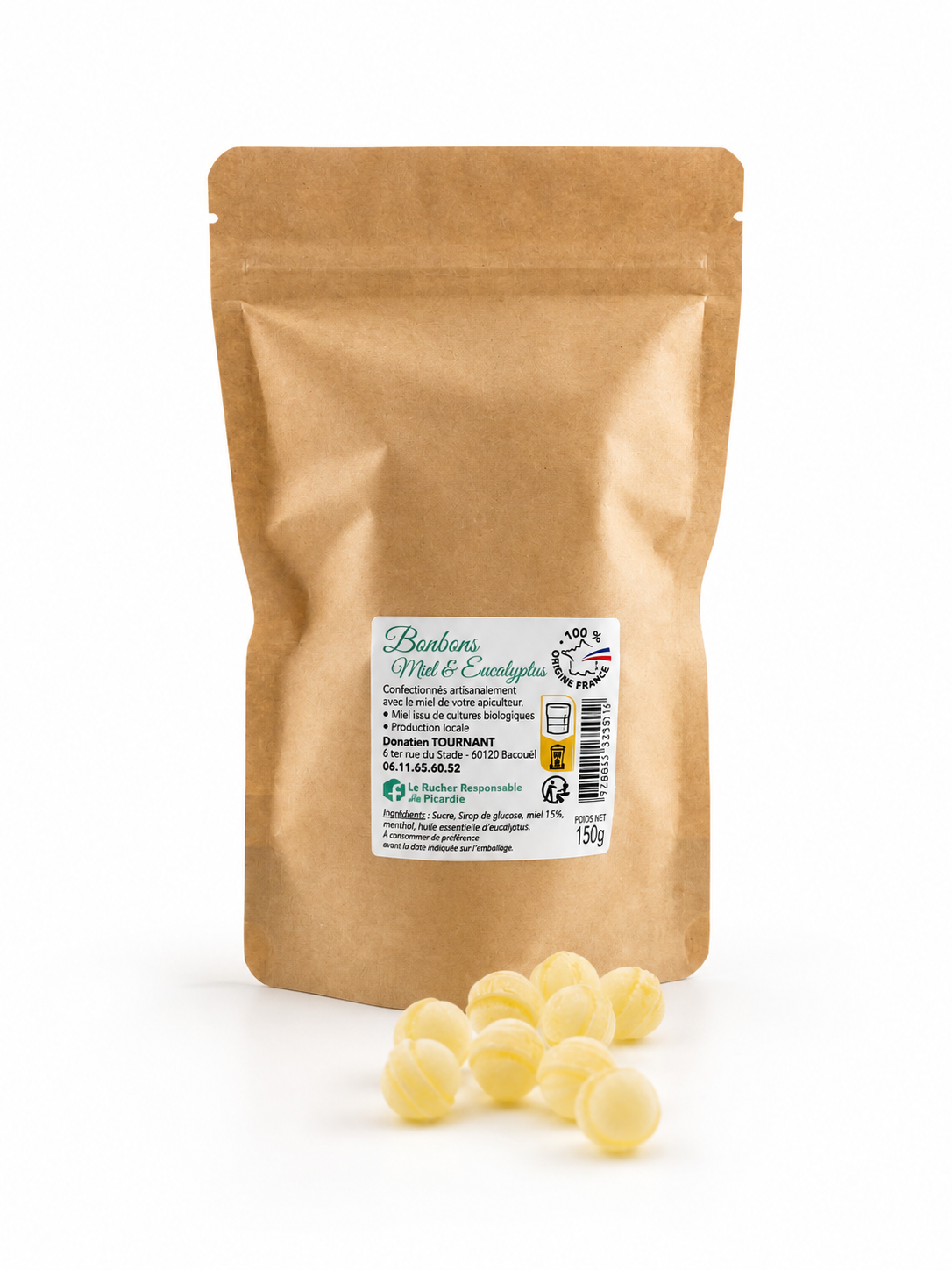 bonbons artisanaux miel eucalyptus