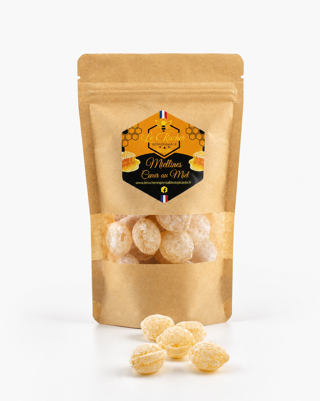 bonbons fourrés au miel
