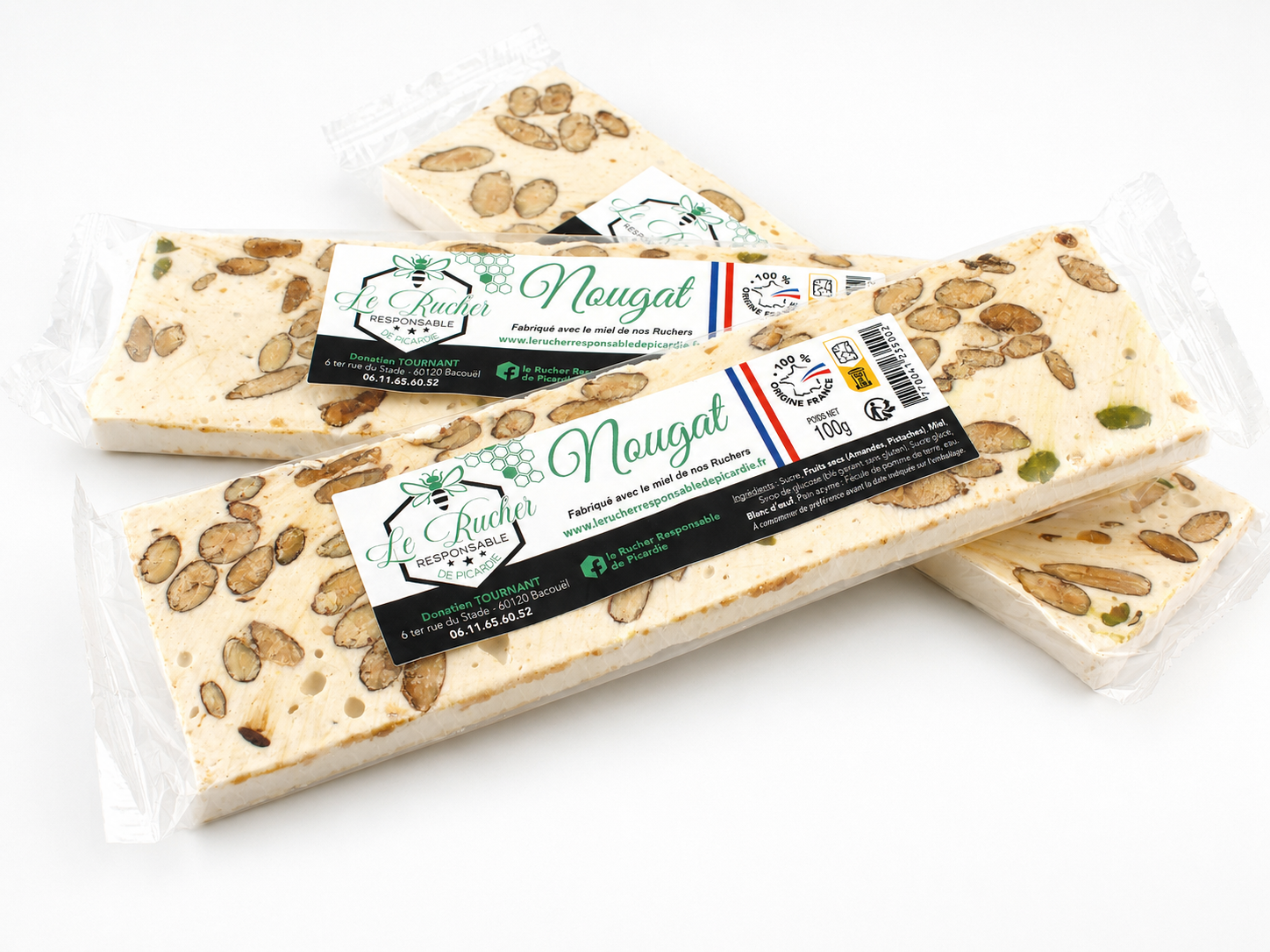 nougat artisanal au miel