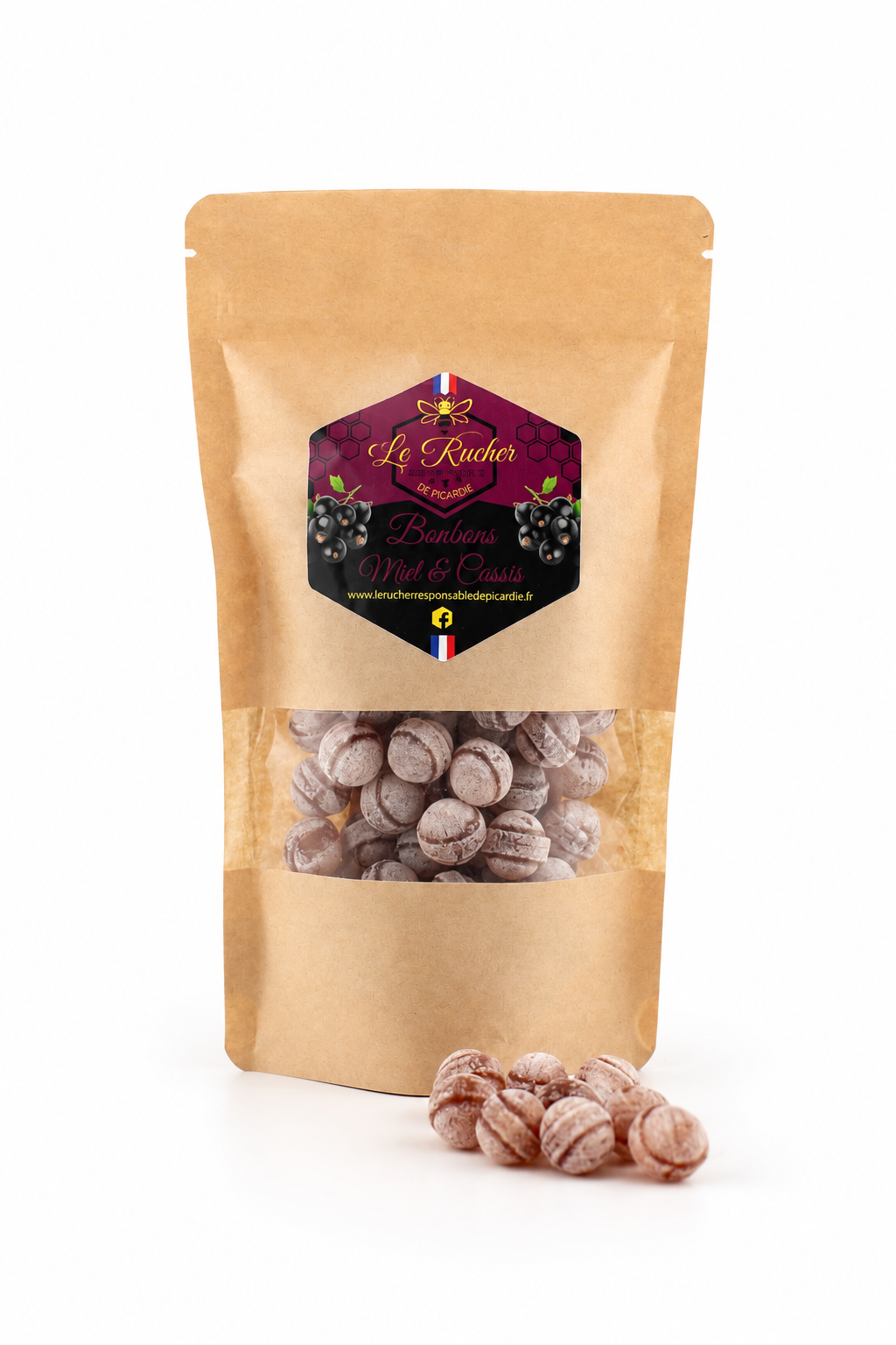 bonbons artisanaux miel cassis