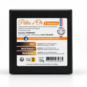 Coffret Pâtes d'or assortiment