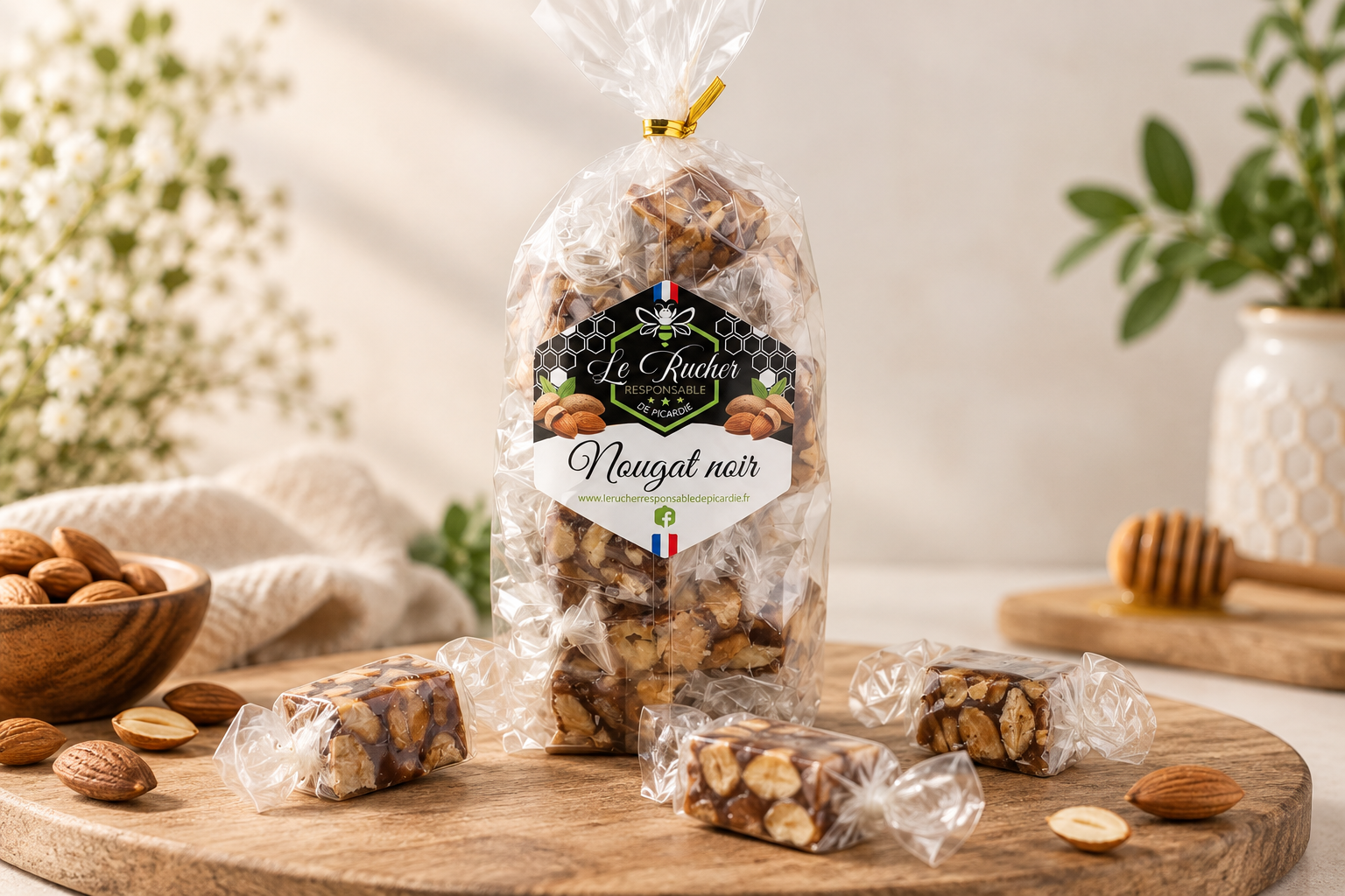 Nougat noir artisanal