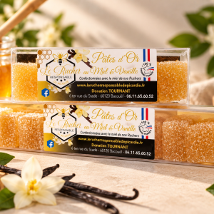 Pâtes d’Or miel et vanille